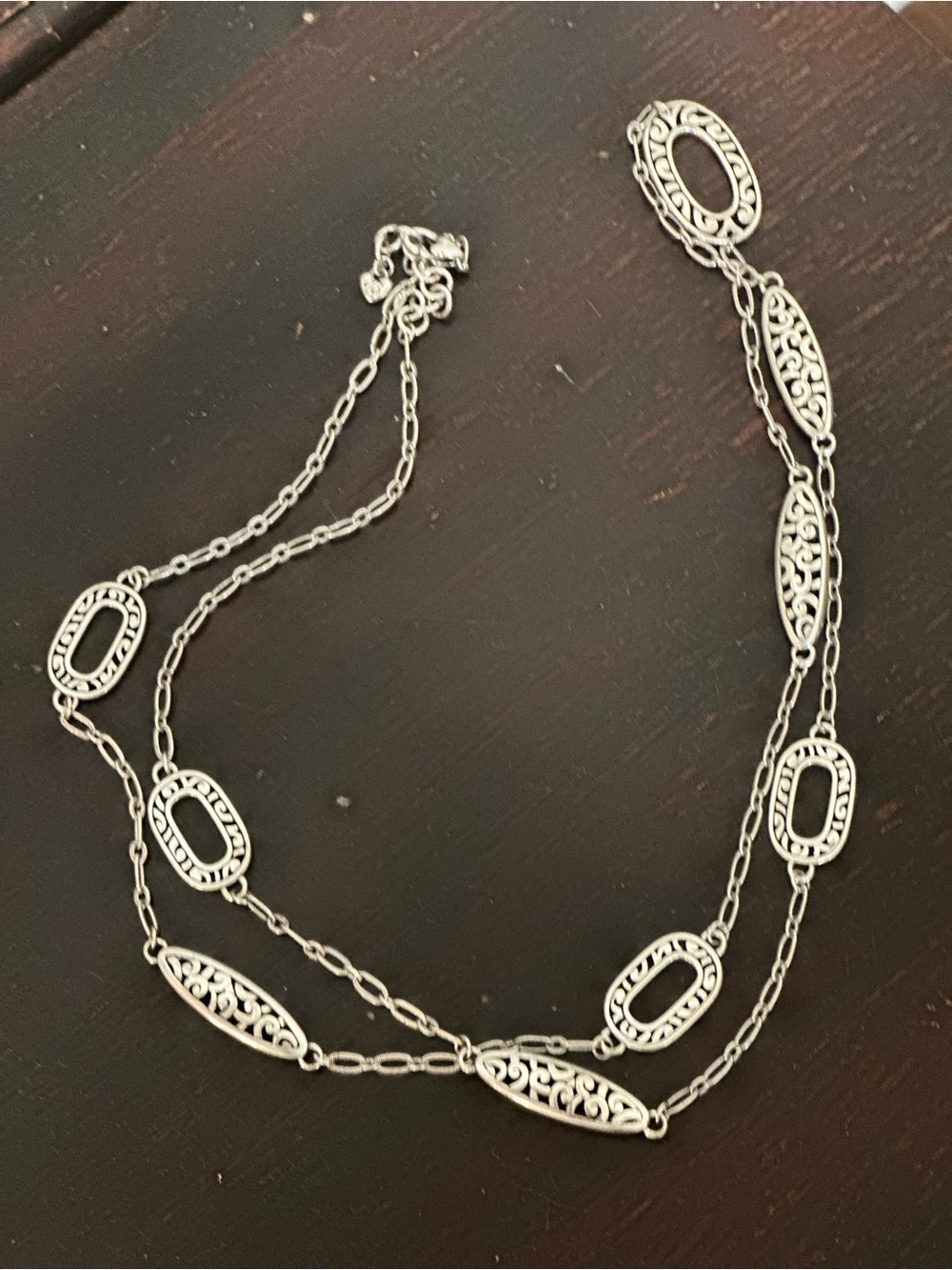 6 piece set Brighton Silver and Gold Mixed-Metal Heart & Filigree Necklace - Picture 9 of 11